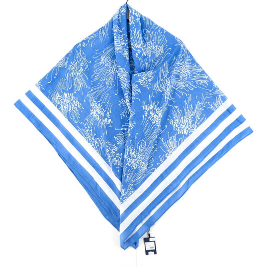 GANT Blue Big 100% Cotton Sarong Scarf Shawl