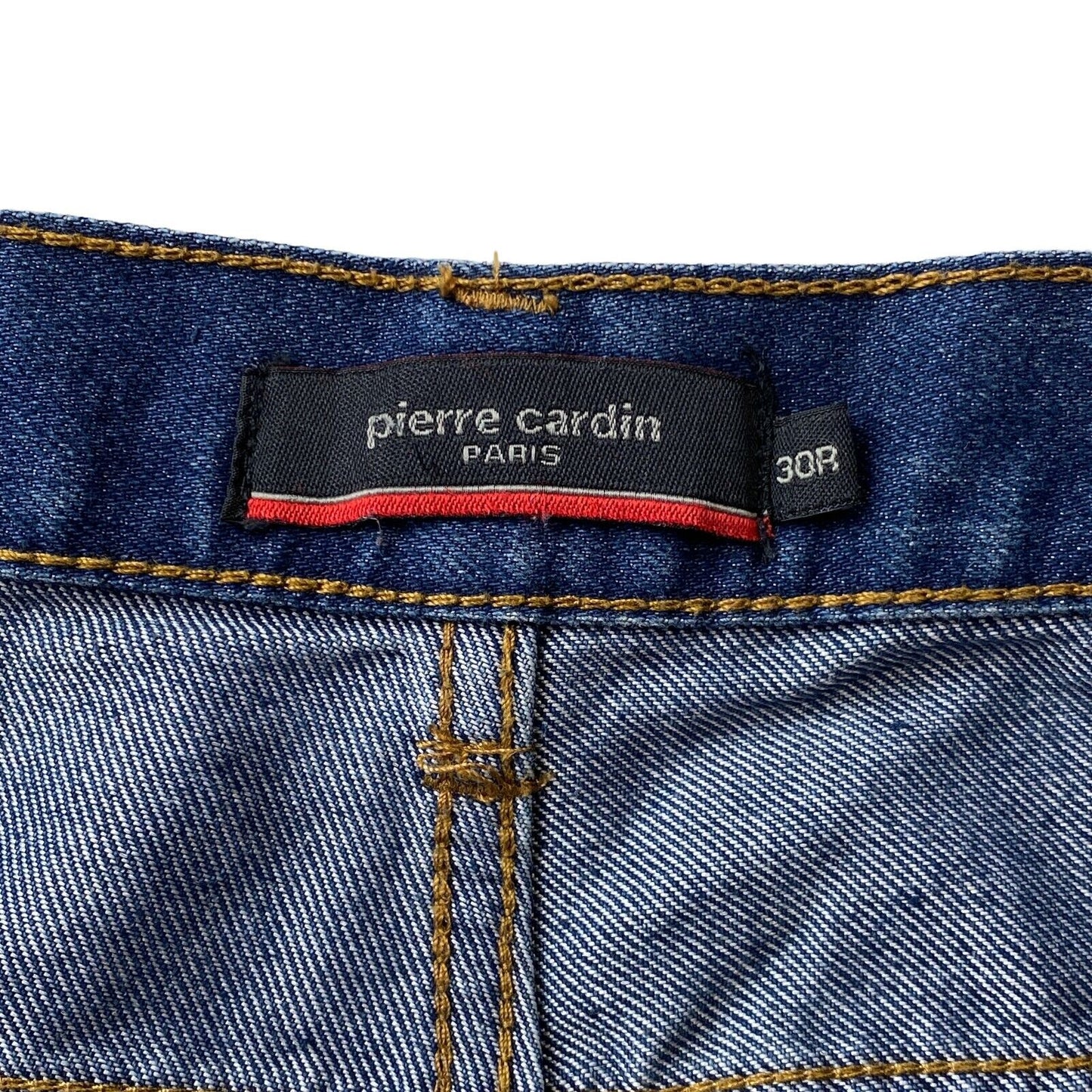 Pierre Cardin Blue Regular Straight Fit Jeans W30 L30