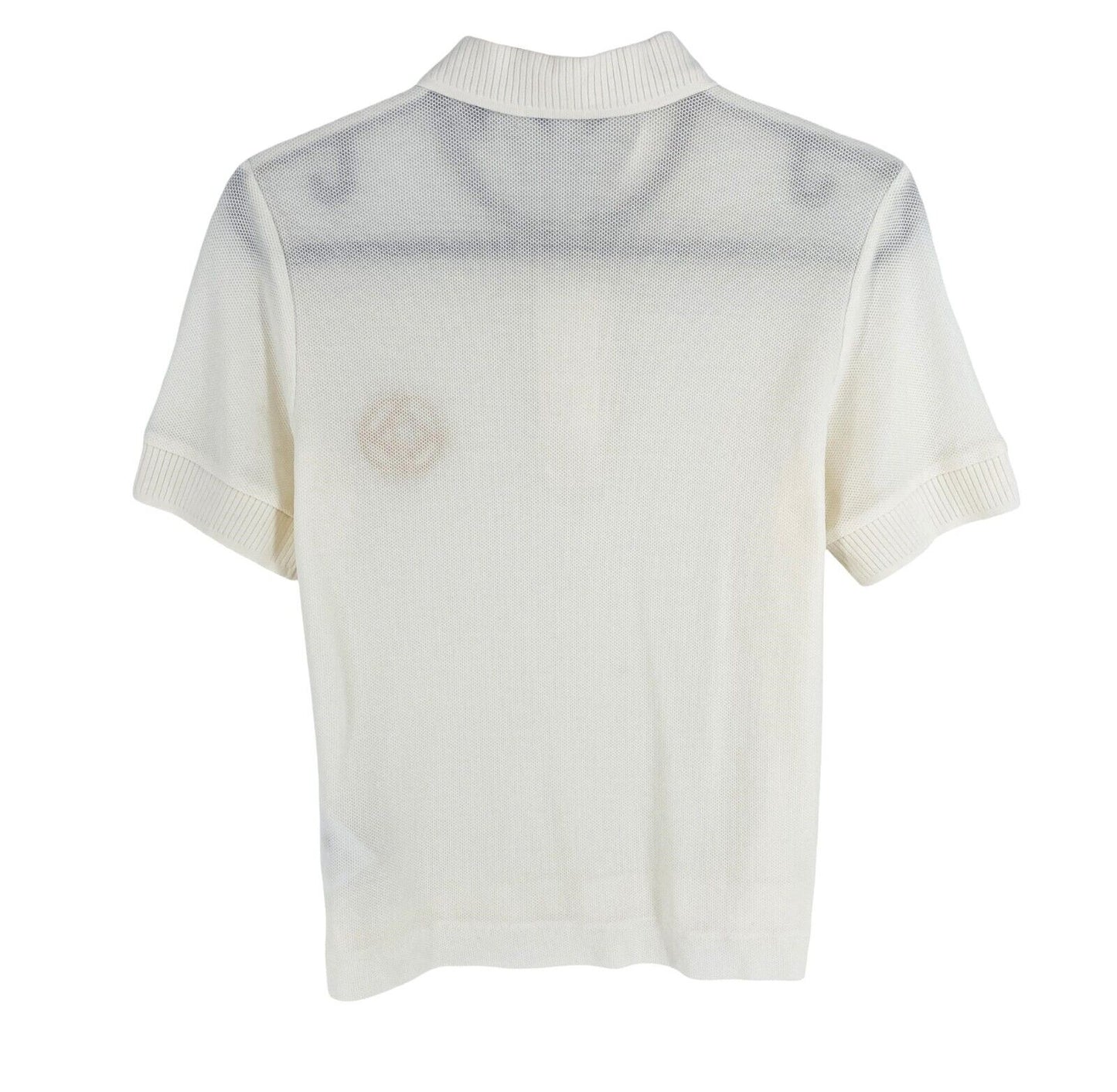 GANT Women White Rope Icon Short Sleeves Pique Polo Shirt Size XS