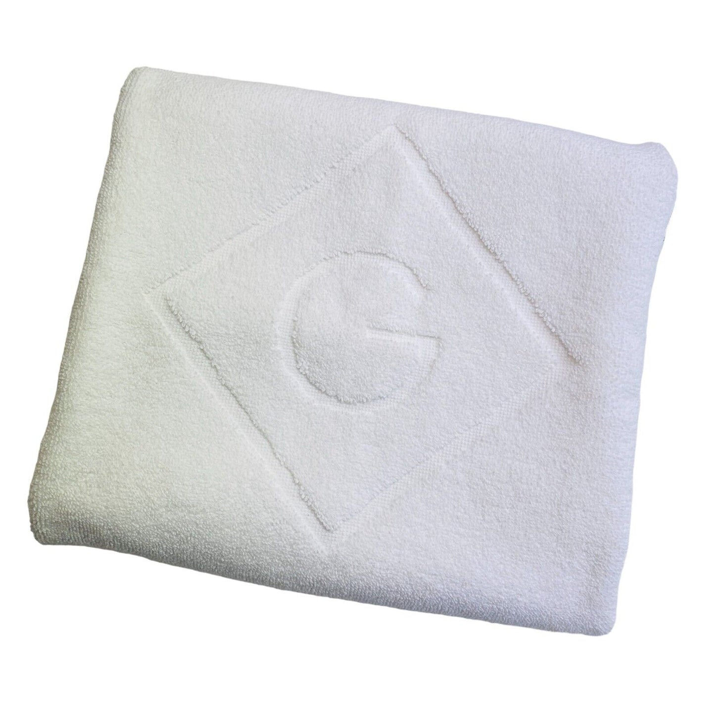 GANT White G Shower Bath Mat Size 50 x 80 cm