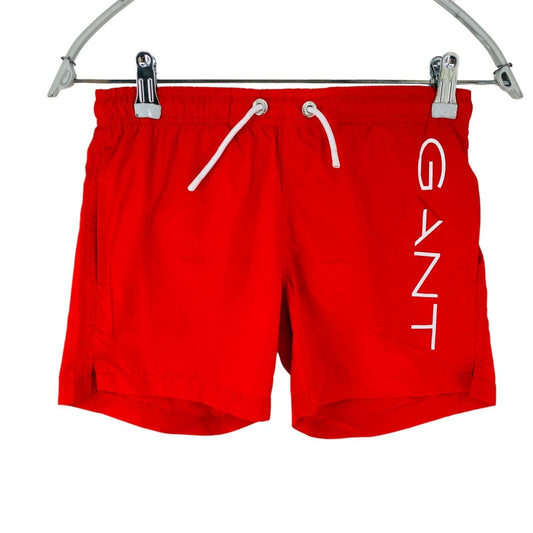 GANT Boys Red Regular Fit Beachwear Swimming Shorts 122 / 128 cm. 7 - 8 Years