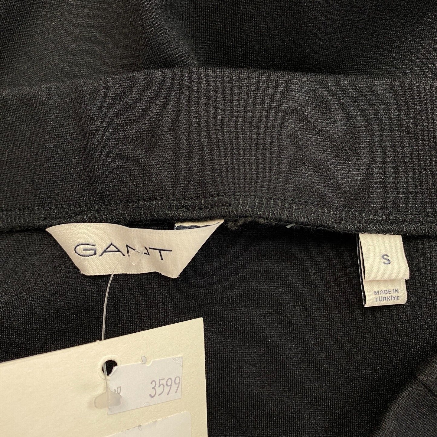 GANT Women Black Slim Fit Jersey Skirt Size S