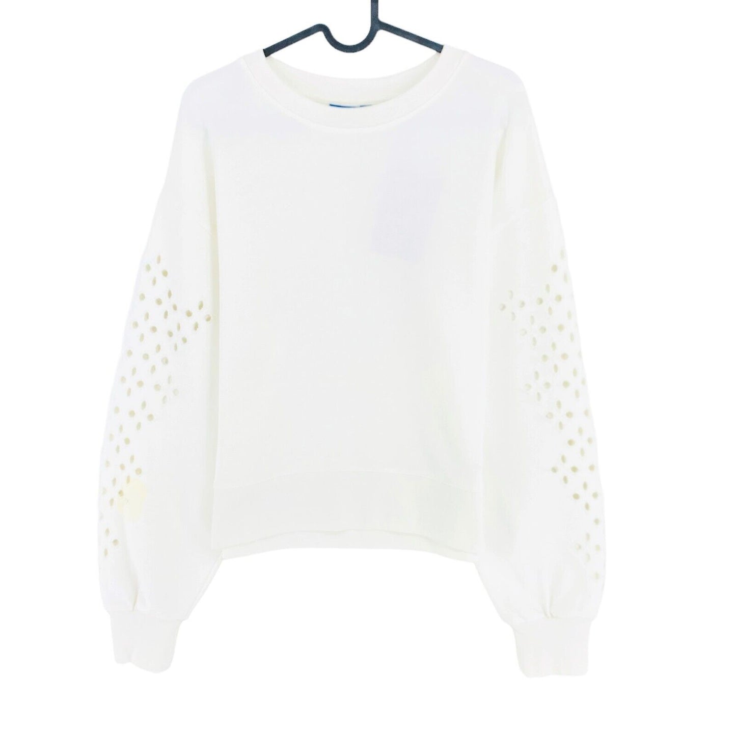 GANT White Desert Jewel Embroidery Crew Neck Sweater Jumper Size XS