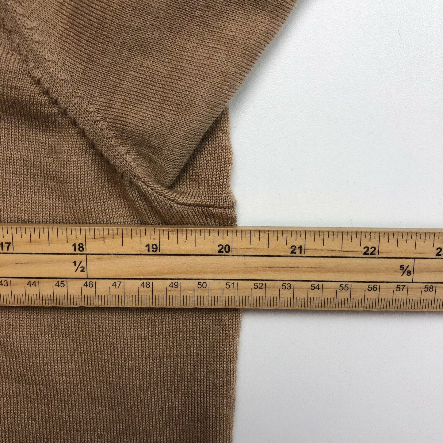 GANT Pull en laine mérinos lavable à col rond marron Taille XL