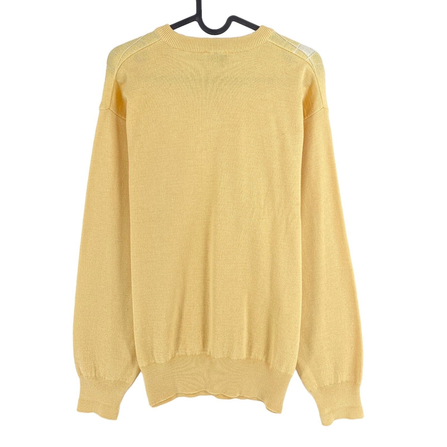 Cosby Vintage Retro 90s GABICCI Yellow Sweater Pullover Size M