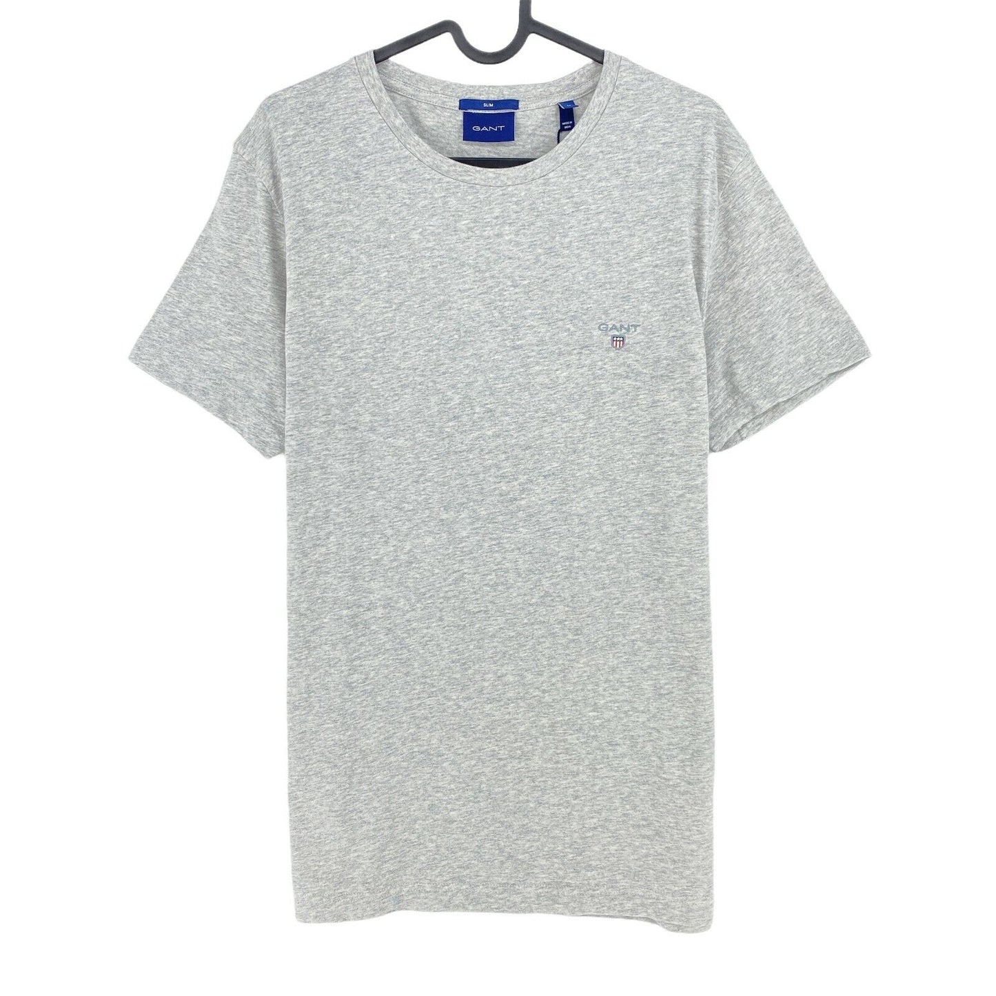 GANT Light Grey Original Slim Crew Neck T Shirt Size M