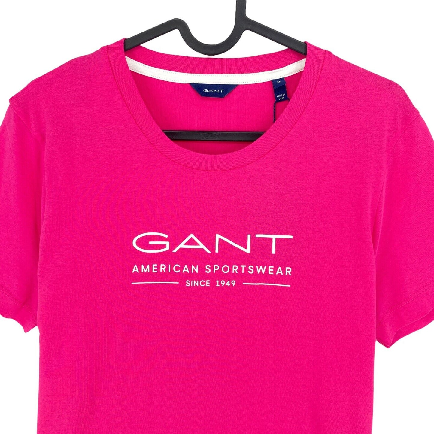 GANT Pink Summer Crew Neck T Shirt Size M