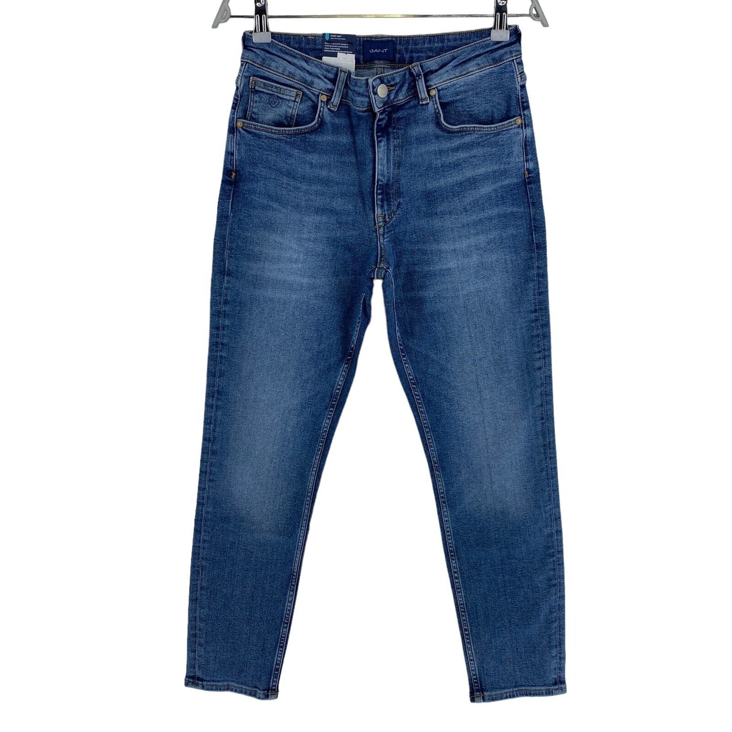 GANT Bleu Farla Cropped Slim Jeans Taille W29