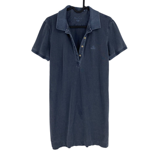 GANT Navy Blue Sun Faded Pique Polo Shirt Dress Size M