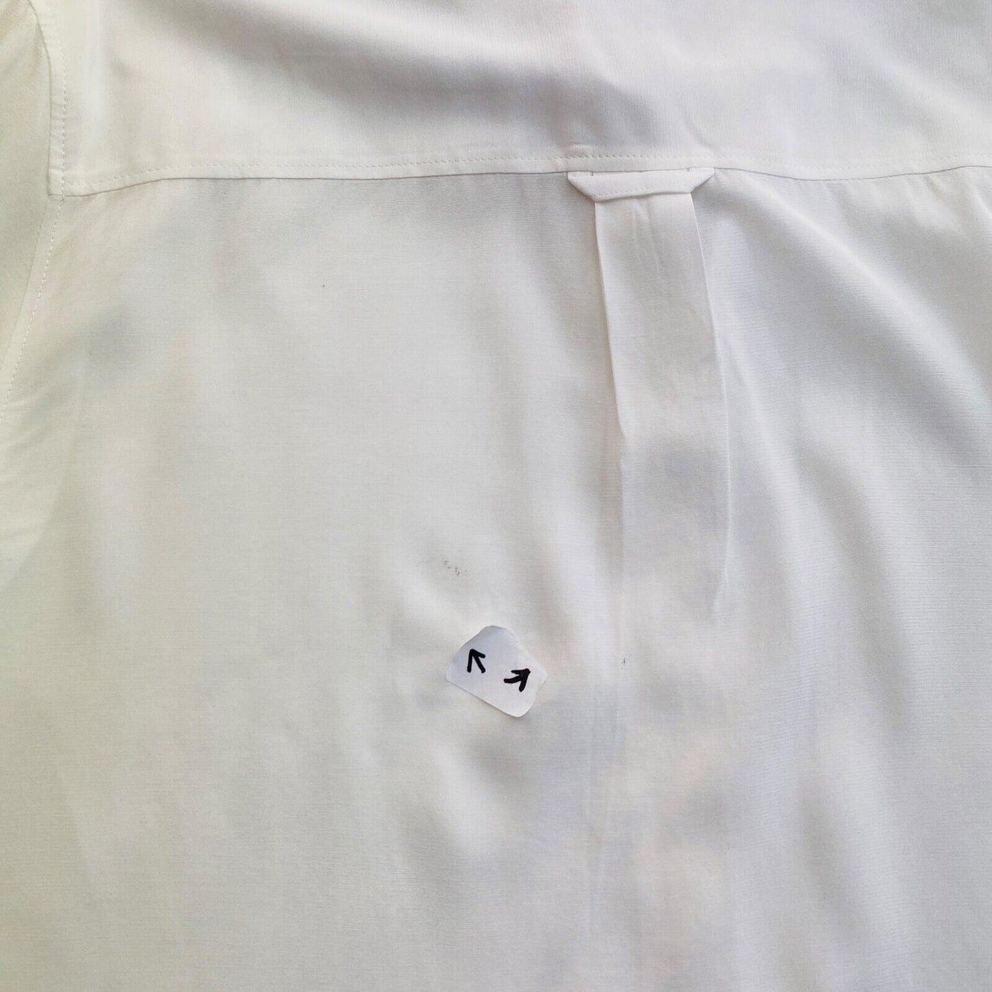 GANT White Solid Crepe Shirt Size EU 40 UK 14 US 10