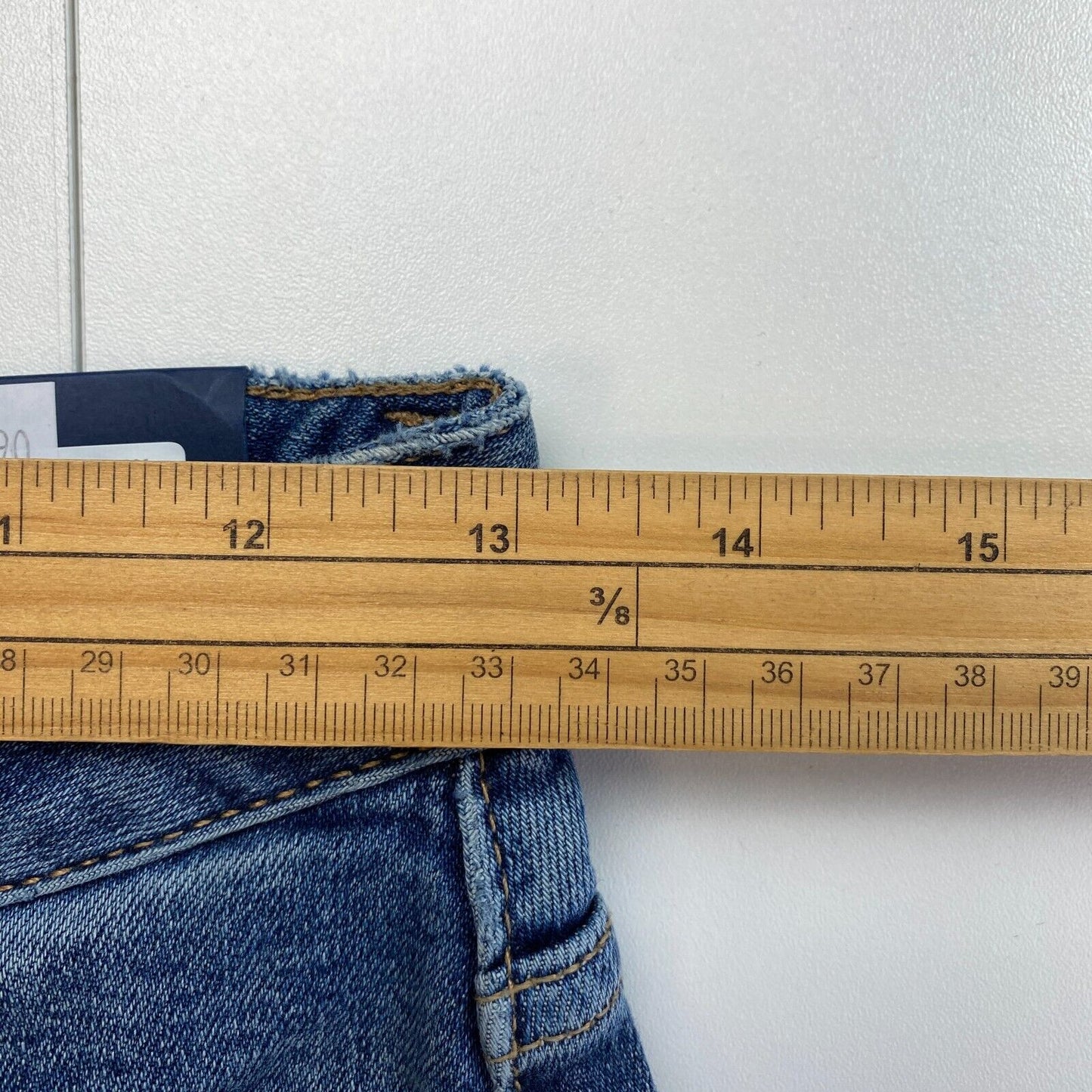 GANT Dunkelblaue, entspannte Cropped-Jeans, Größe W26