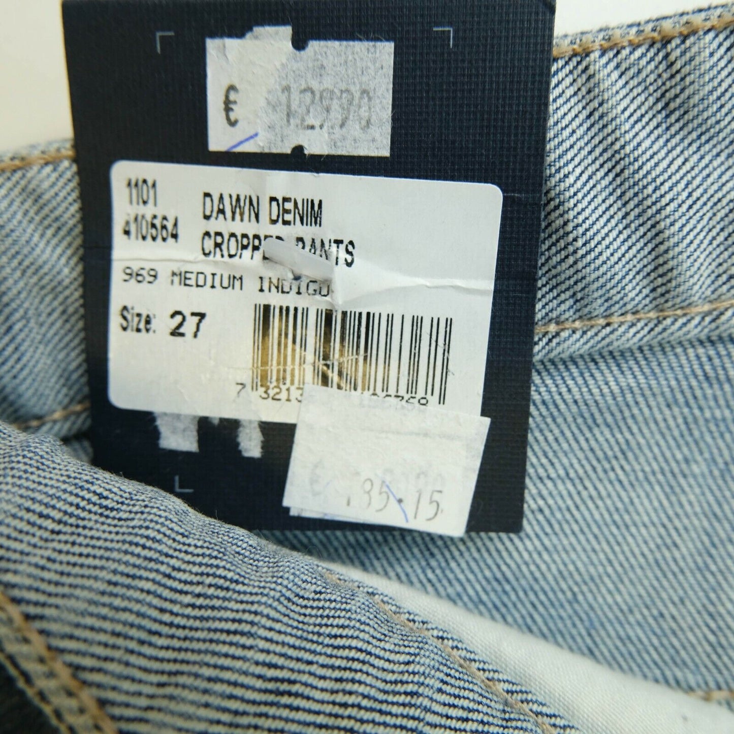 GANT Light Blue Dawn Cropped Denim Jeans Size 27