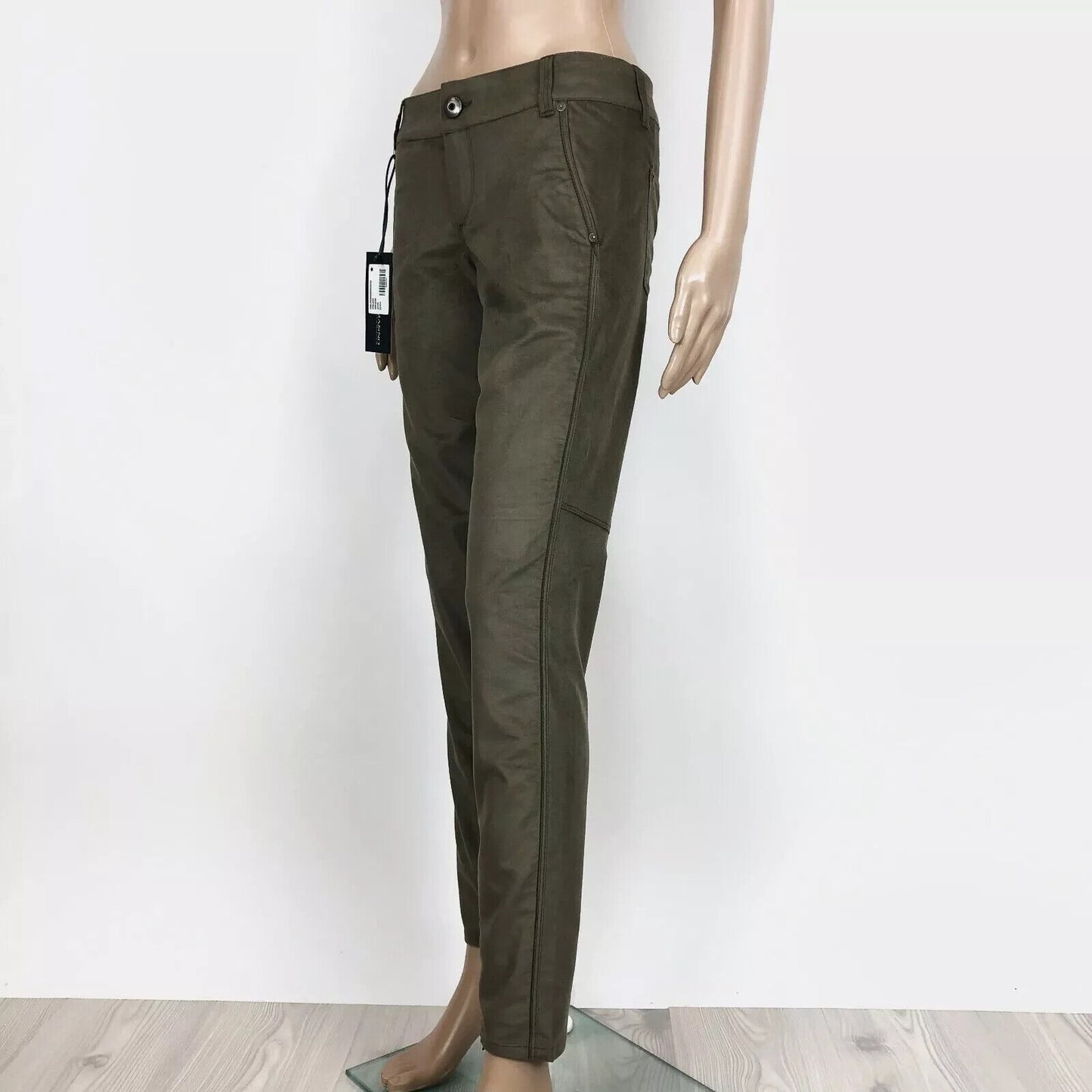 Ermanno Scervino RRP $520 Designer Slim Velour Pants Trousers IT 46 W32 UK 14