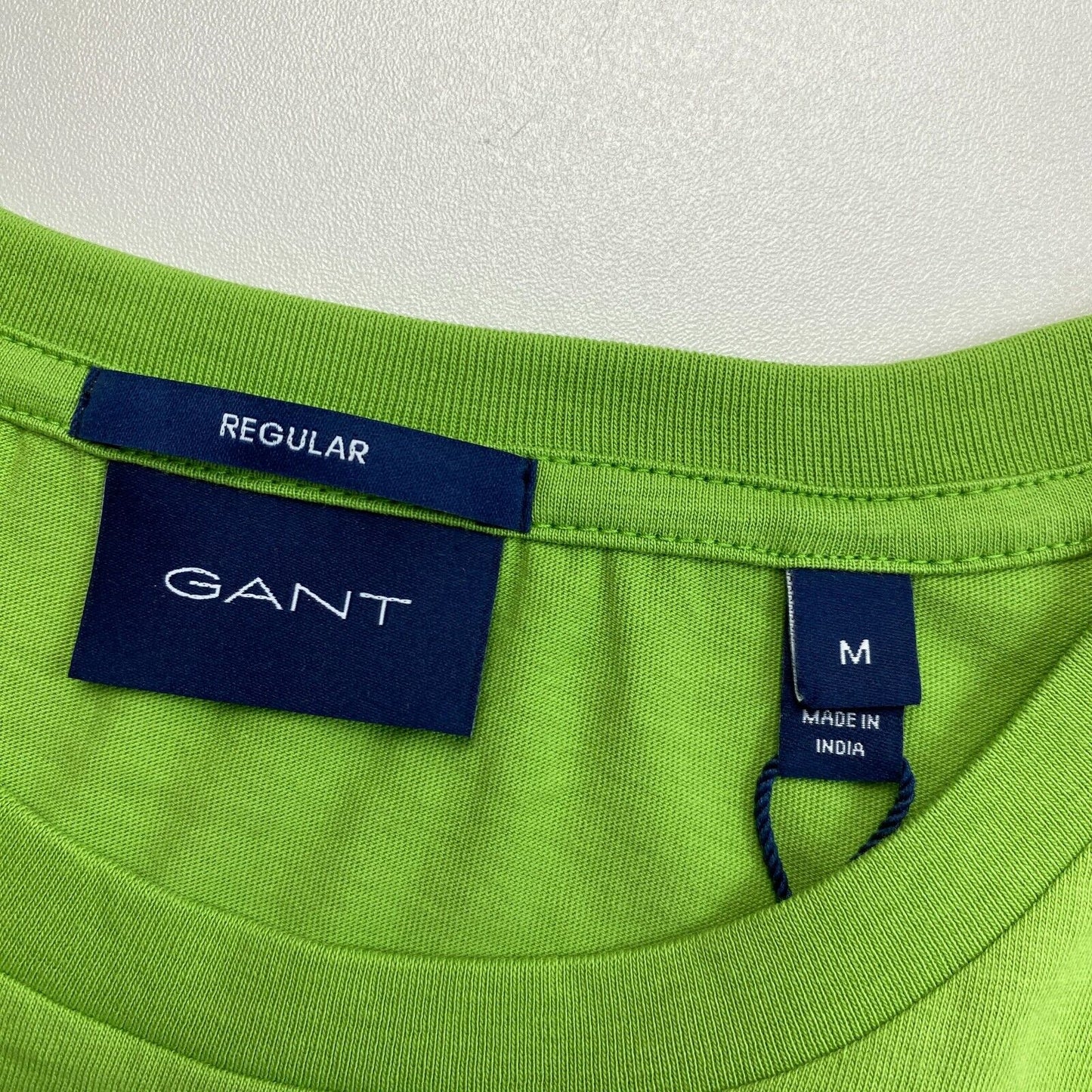 GANT Green Original Regular Fit Crew Neck T Shirt Size M