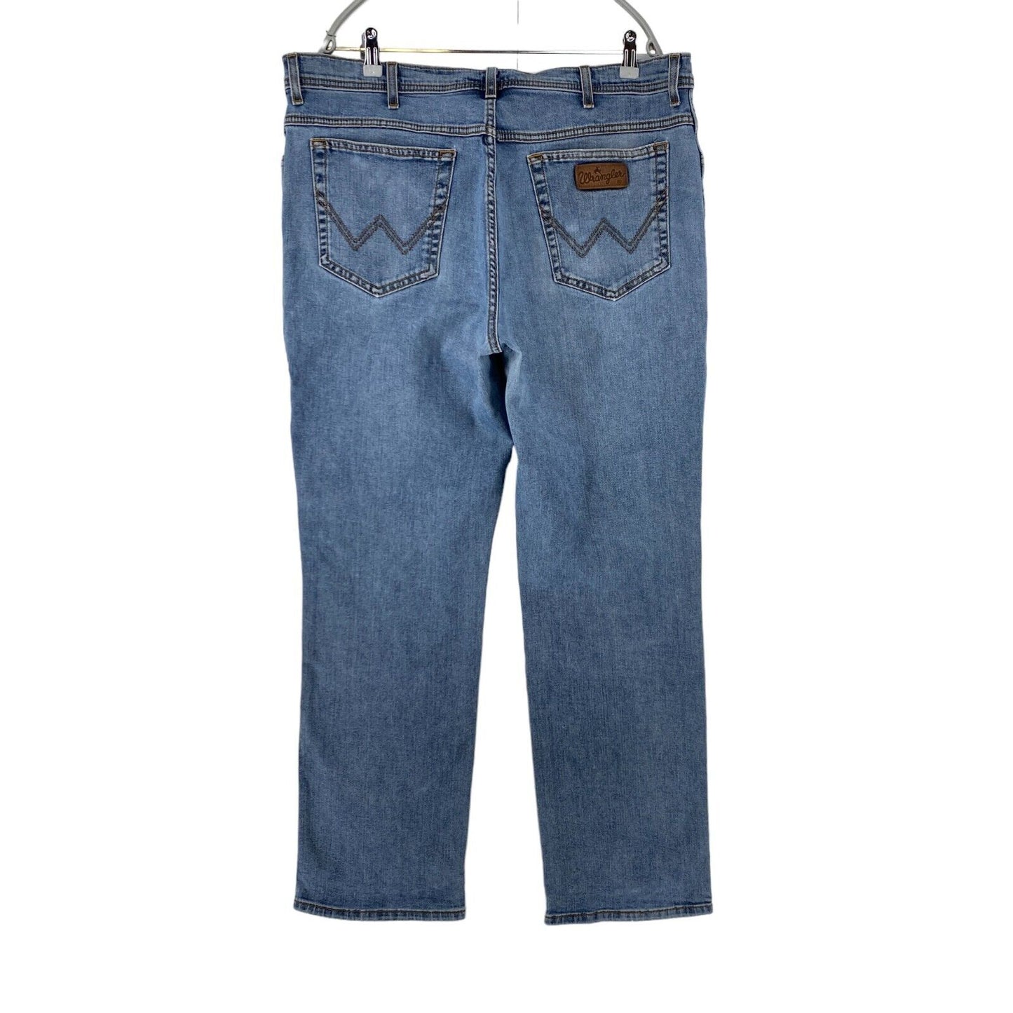 Wrangler TEXAS, Blaue Stretch-Jeans, normale Passform, gerade Passform, W40 L32