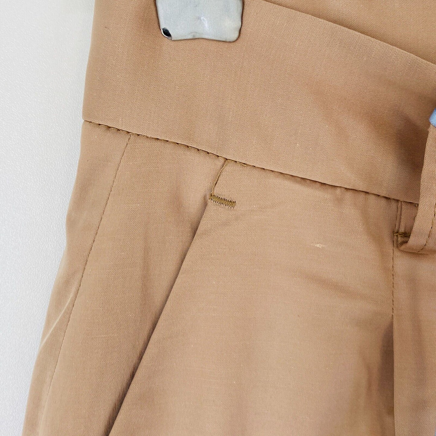 Manuel Ritz Women Brown Stretch Regular Straight Fit Dress Trousers IT 44 W29