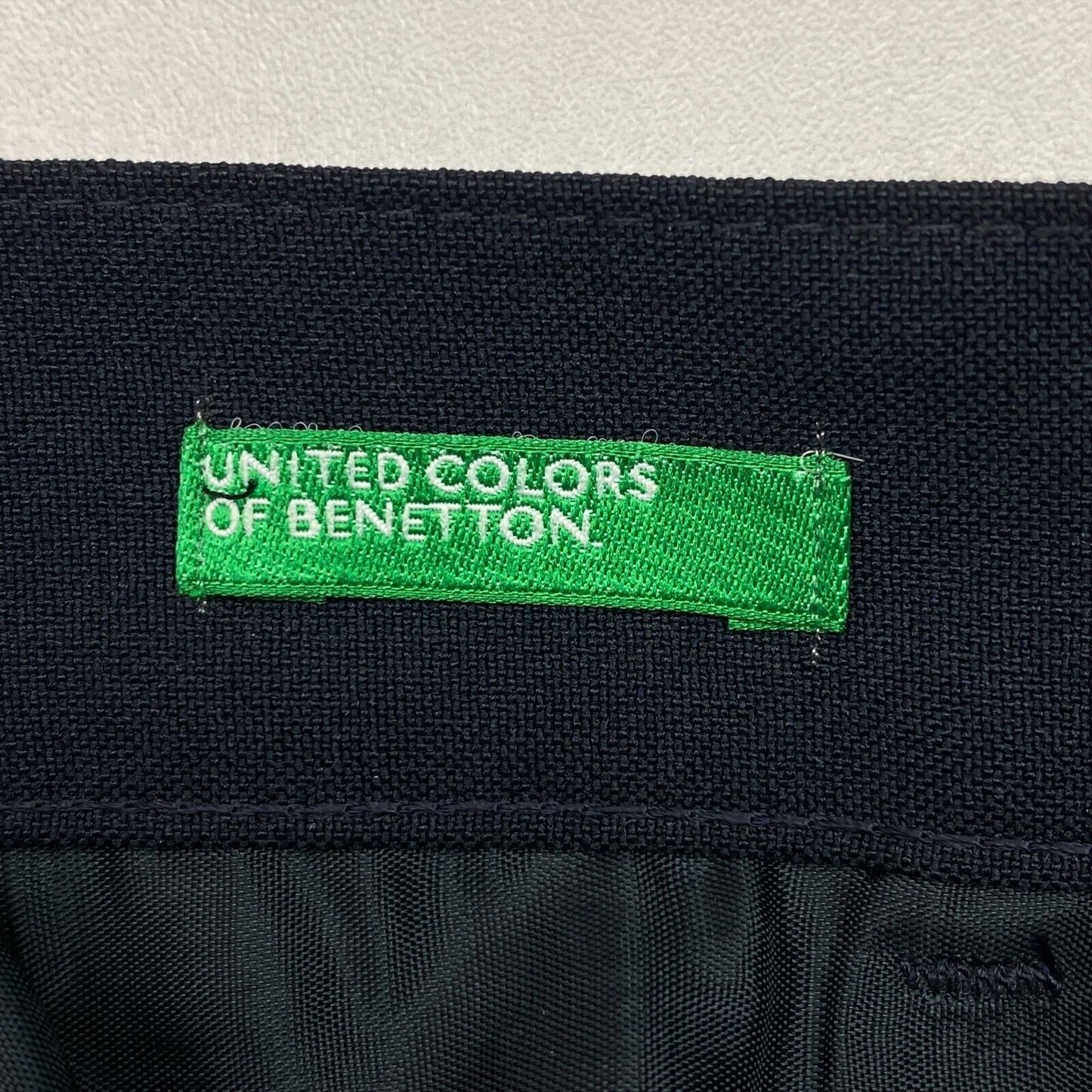 UNITED COLORS OF BENETTON Marineblaue Anzughose, Größe EU 38 W24 L32