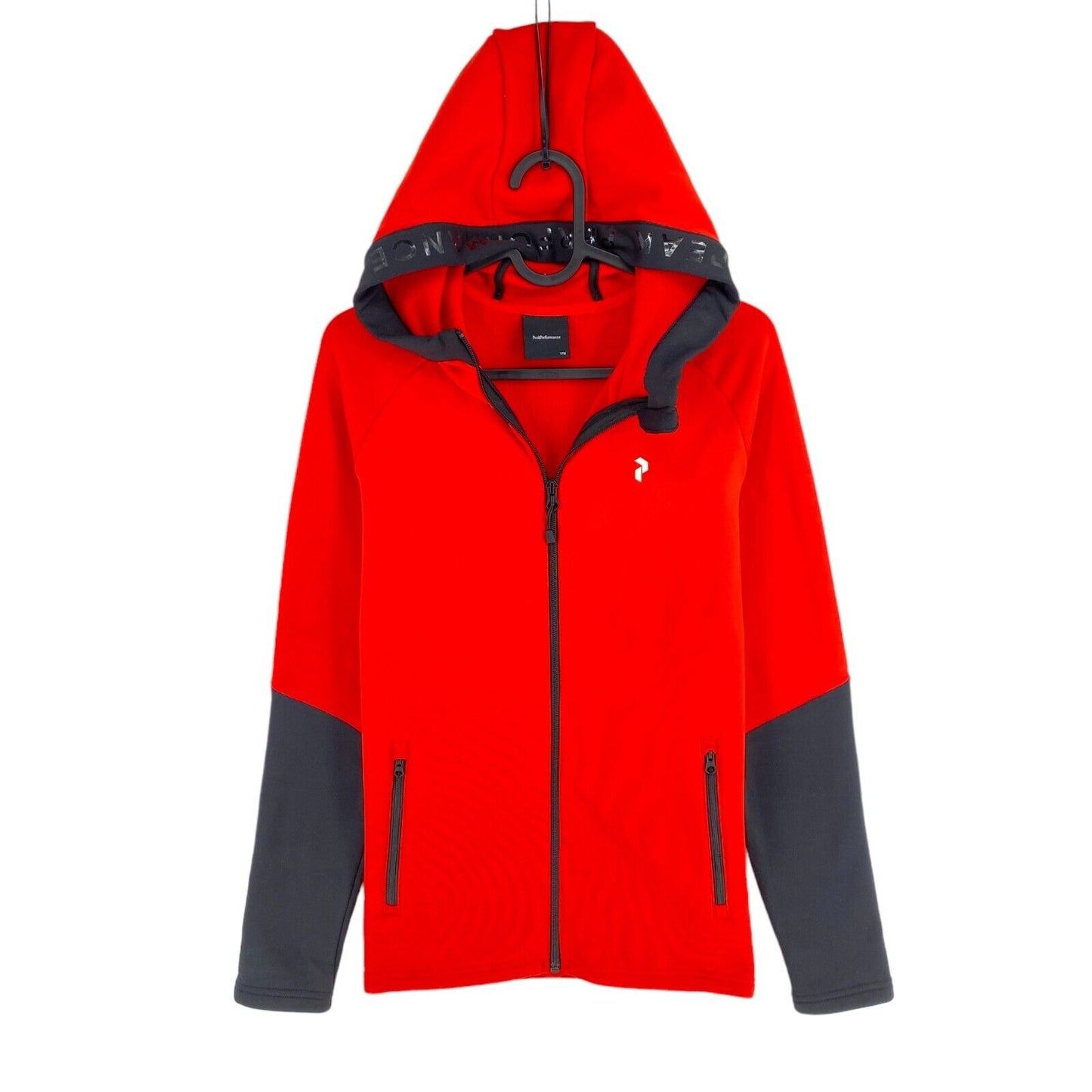 Peak Performance Junior Red Rider Zip Hoodie Jacket Size 170 cm