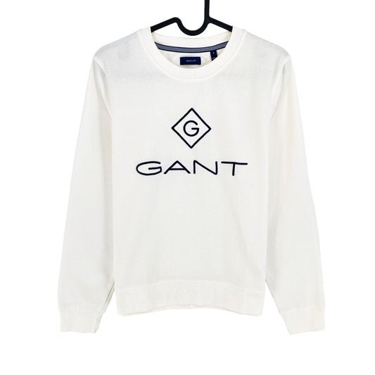 GANT Pull à col rond blanc Lock Up Taille S