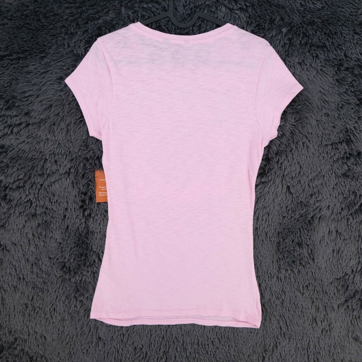 DEREON Pink Crew Neck Top T Shirt Size M