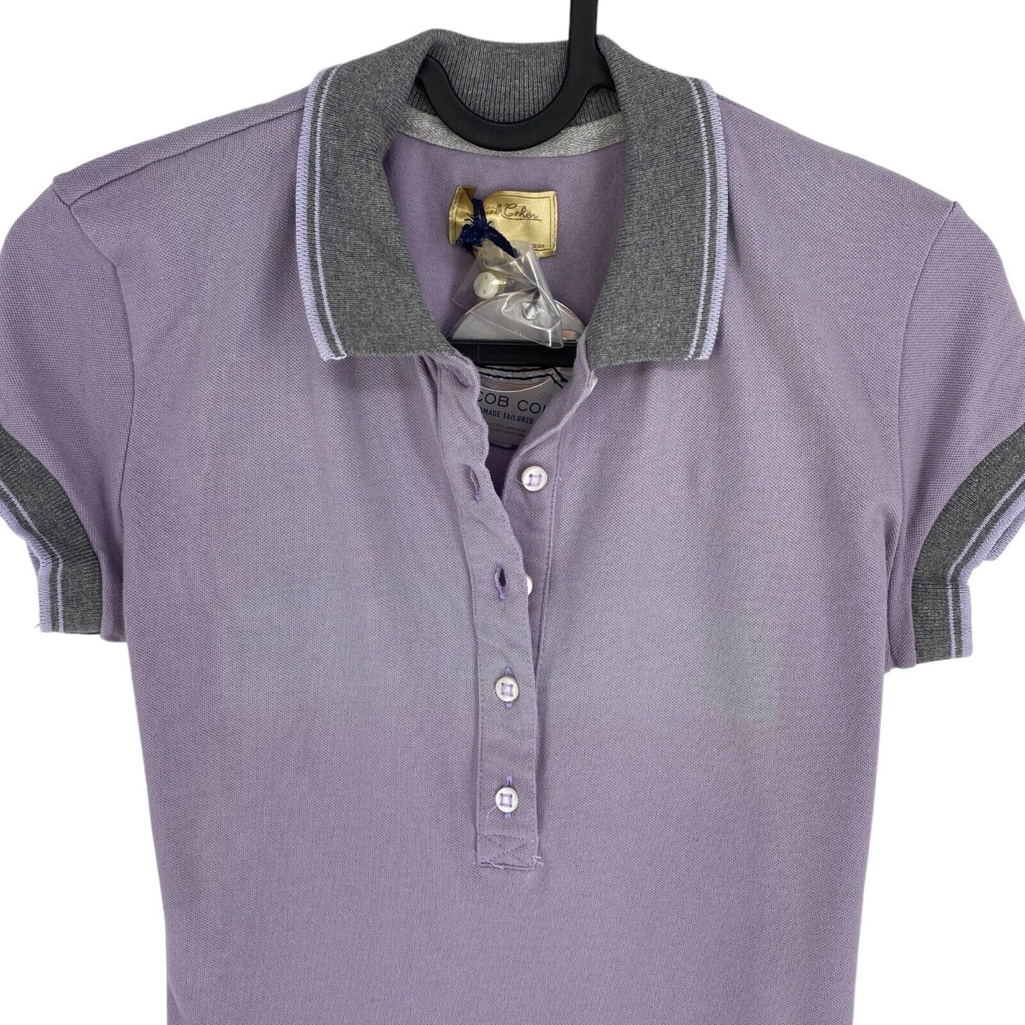 JACOB COHEN Women J229 Purple Polo Shirt Size XS