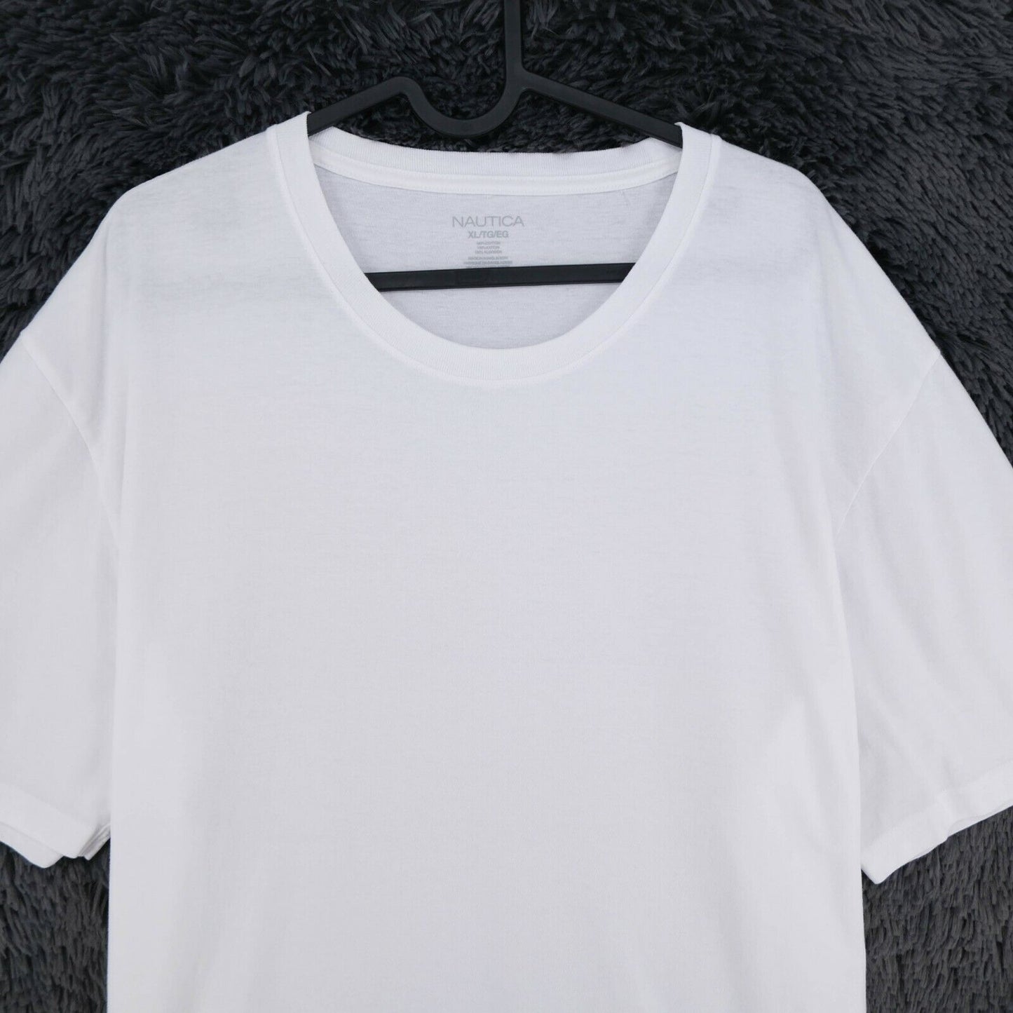 NAUTICA White Crew Neck Top T Shirt Size XL