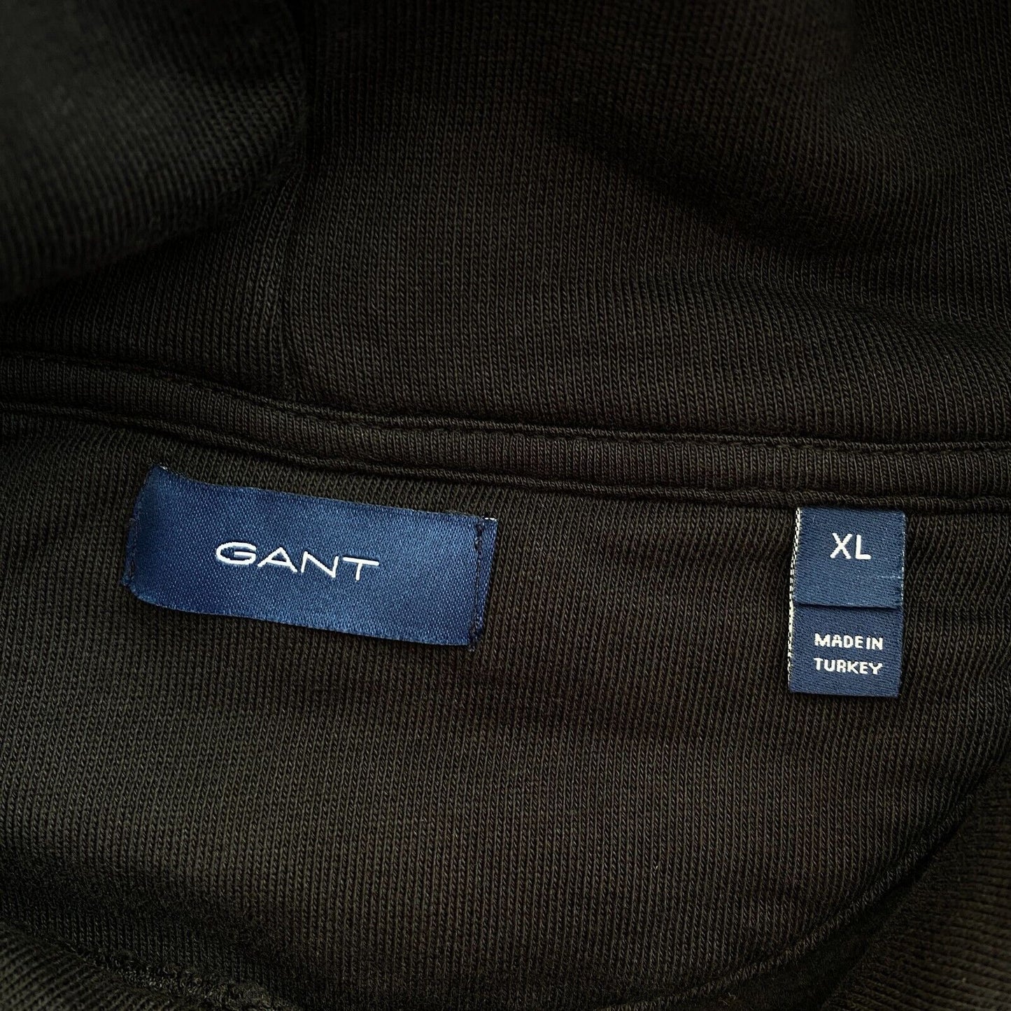 GANT – Icon G – Sweat-Kapuzenkleid, Marineblau, Größe XL