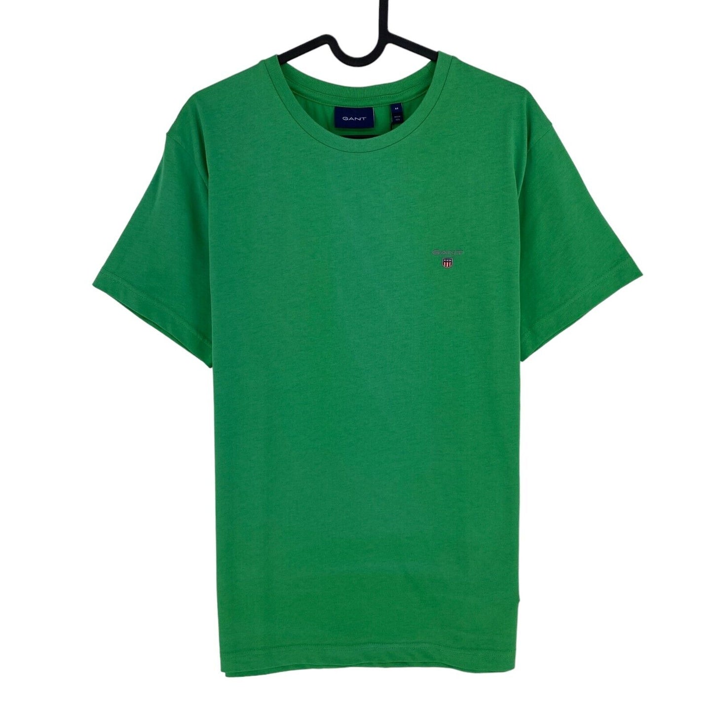 GANT Men Green Original Crew Neck Short Sleeves T Shirt Size M