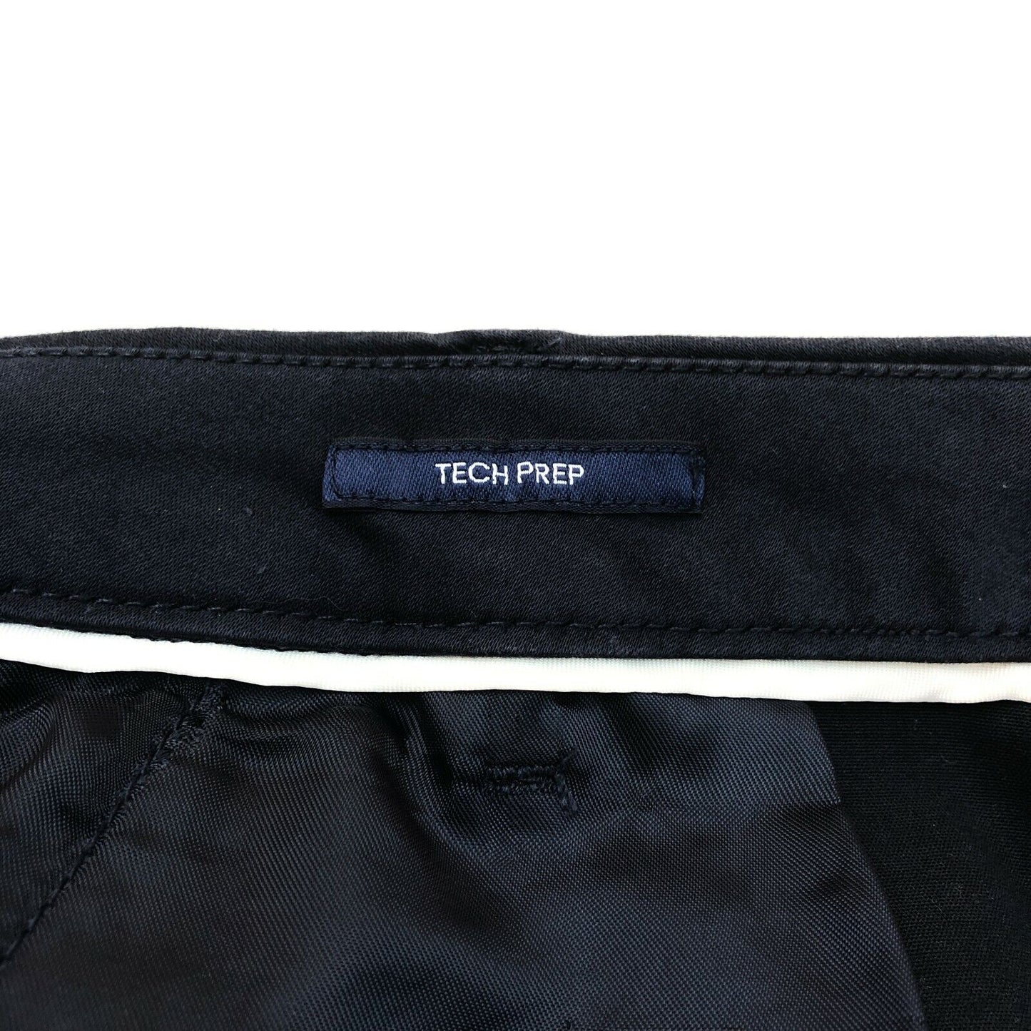 GANT Navy Blue Tech Prep Satin Slack Pants Trousers Size EU 36 UK 10 US 6