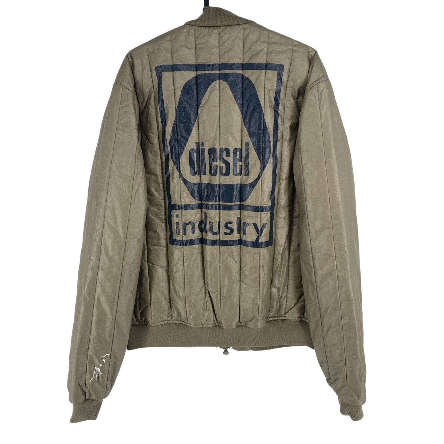 DIESEL Grey Bomber Jacket Coat Size EU 50 UK/US 40