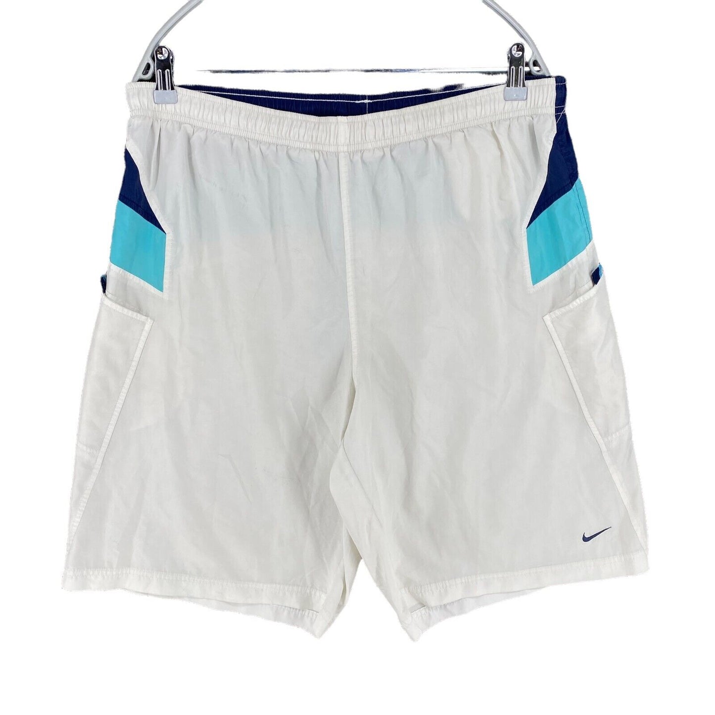 NIKE White Activewear Shorts Size XL