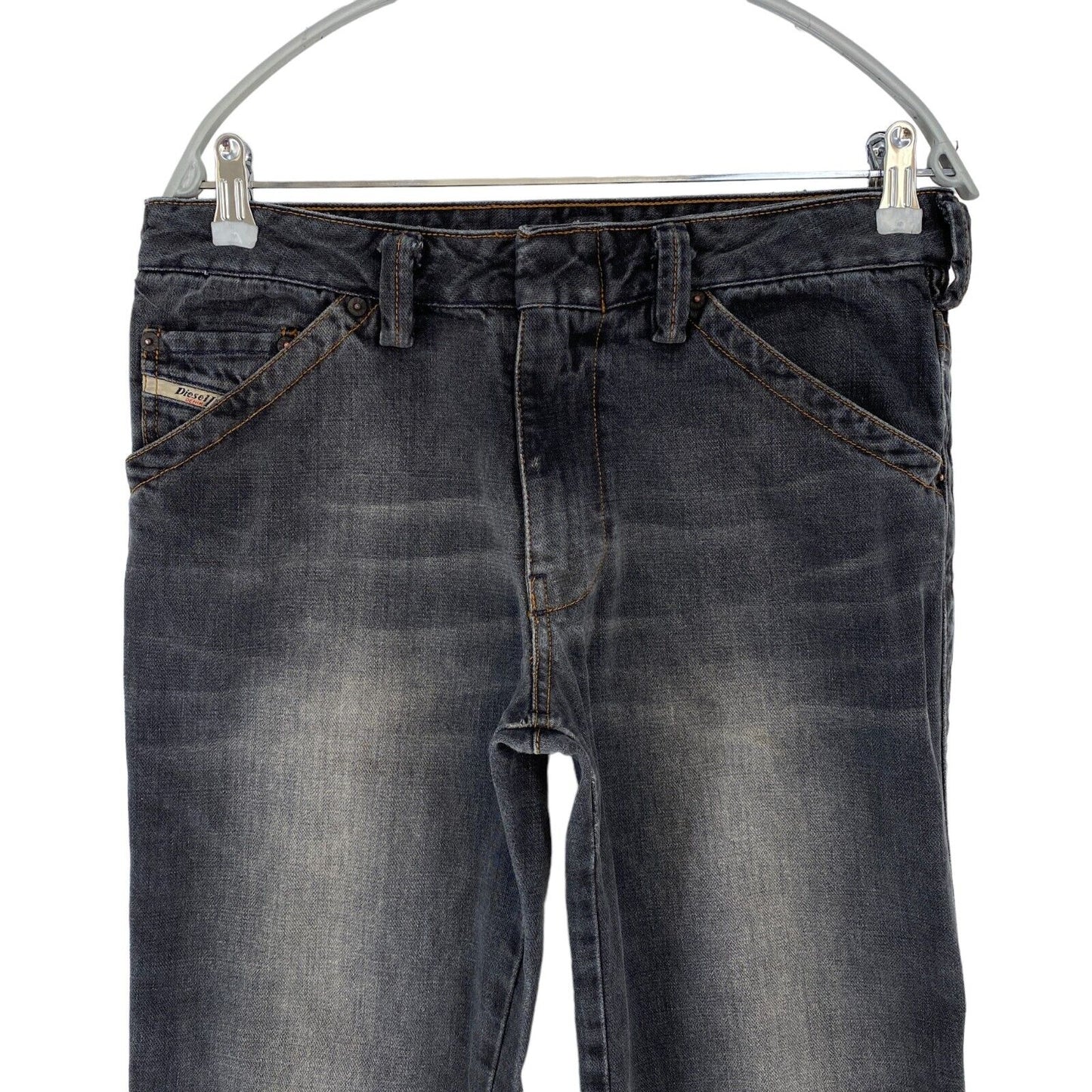 Diesel ROODY Jeans in normaler, gerader Passform, Dunkelgrau, W31 L30