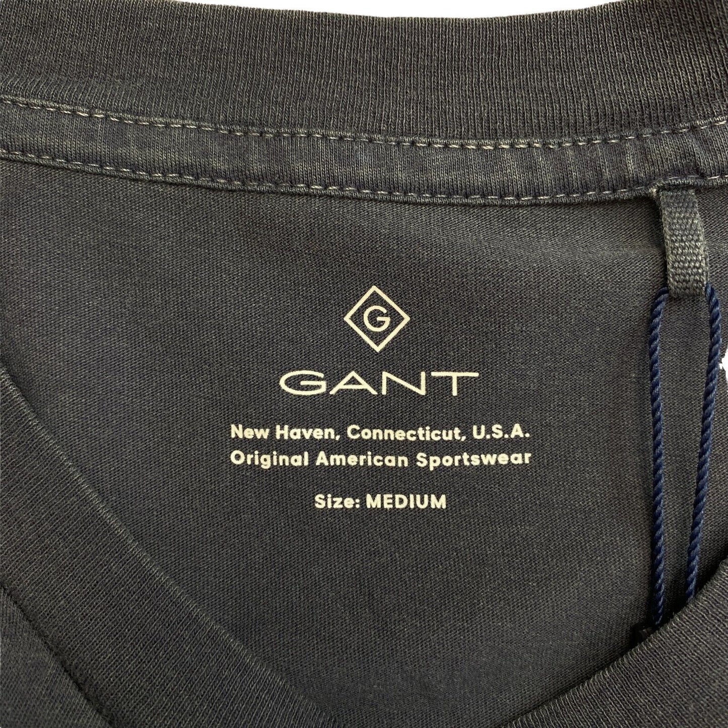 GANT Dark Blue Sun Faded Crew Neck T-Shirt Size M