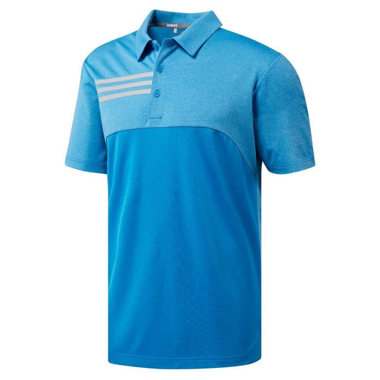 Adidas Golf Blue Regular Fit Polo Shirt Top Size M