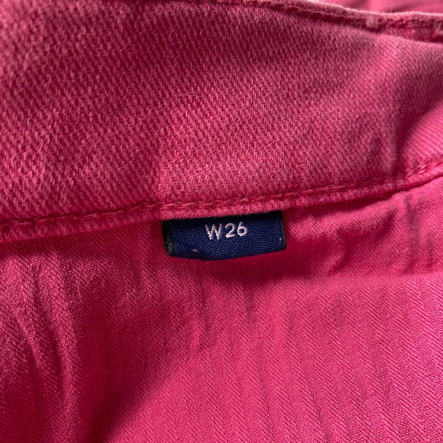 GANT Women Pink Regular Fit Denim Shorts Size W26