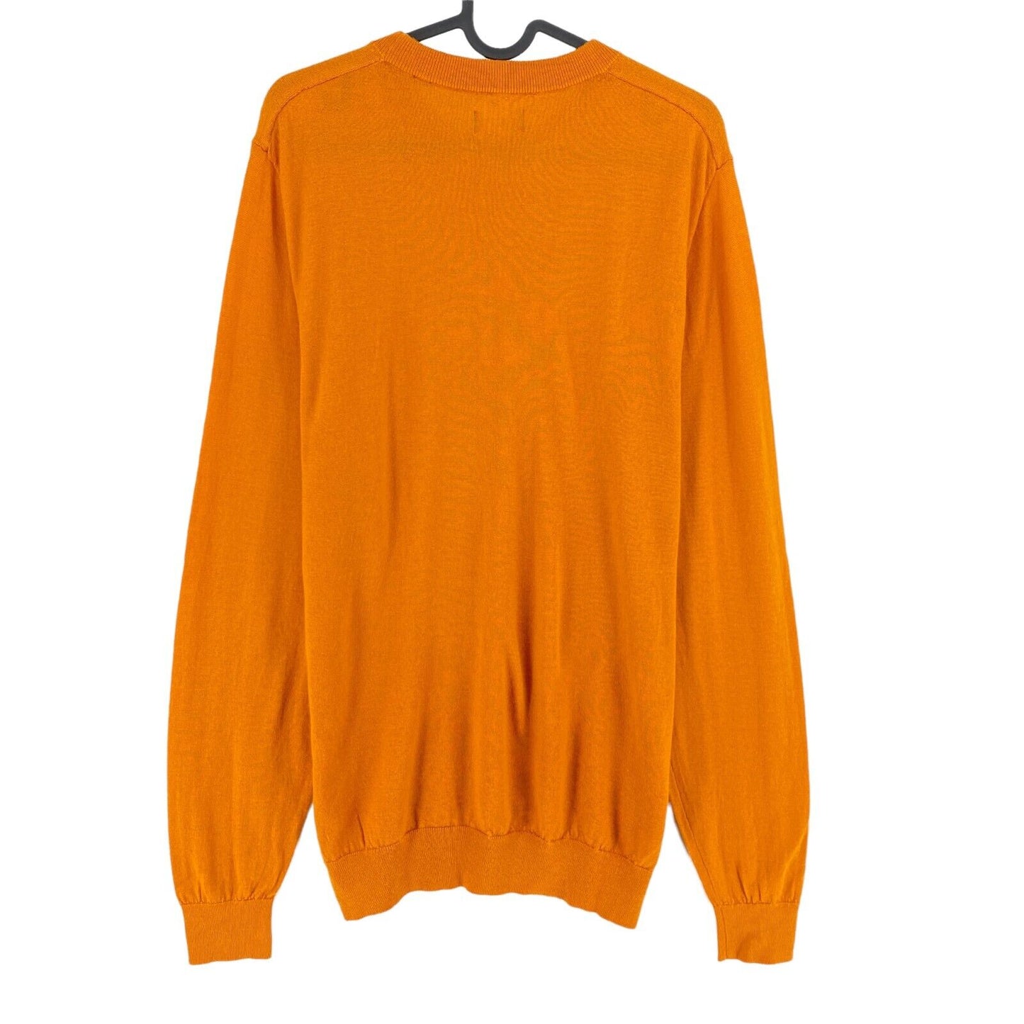 GANT Orange Crew Neck Wool Blend Sweater Pullover Size M