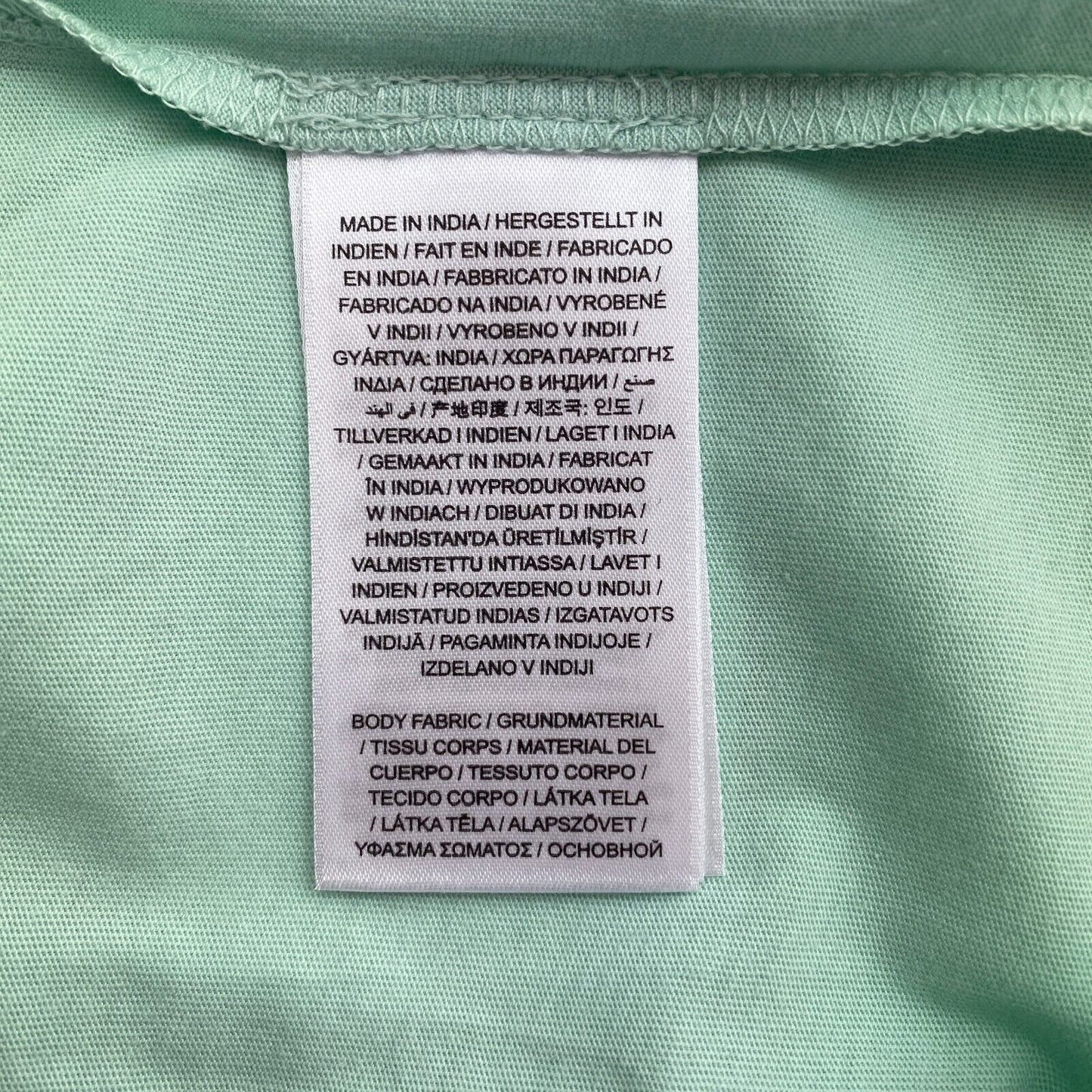 GANT Women Minty Green Tonal Archive Shield Crew Neck SS T Shirt Size M