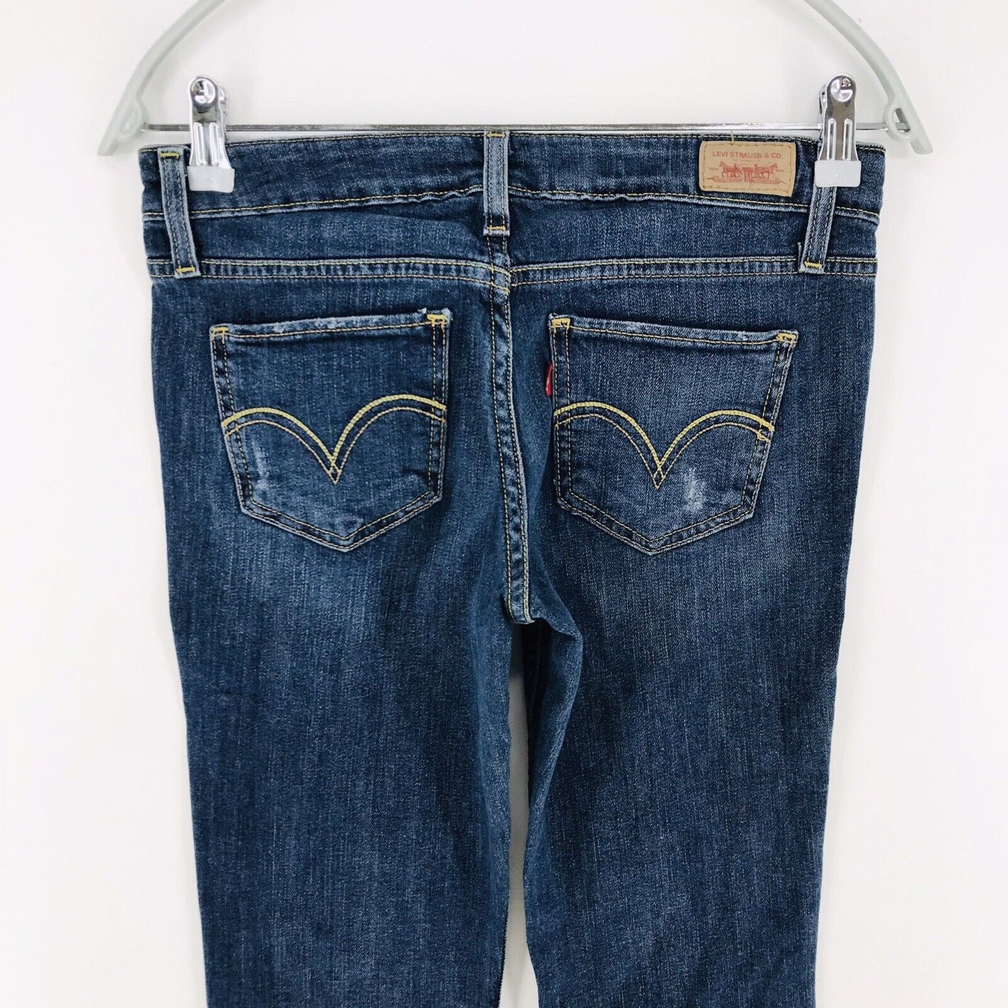 Vintage Levi's Women 518 Blue Regular Bootcut Fit Distressed Jeans 1 M / W28 L32