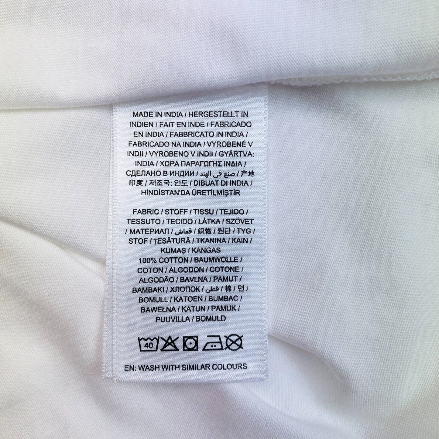 GANT White Original Long Sleeves Crew Neck T-Shirt Size XL