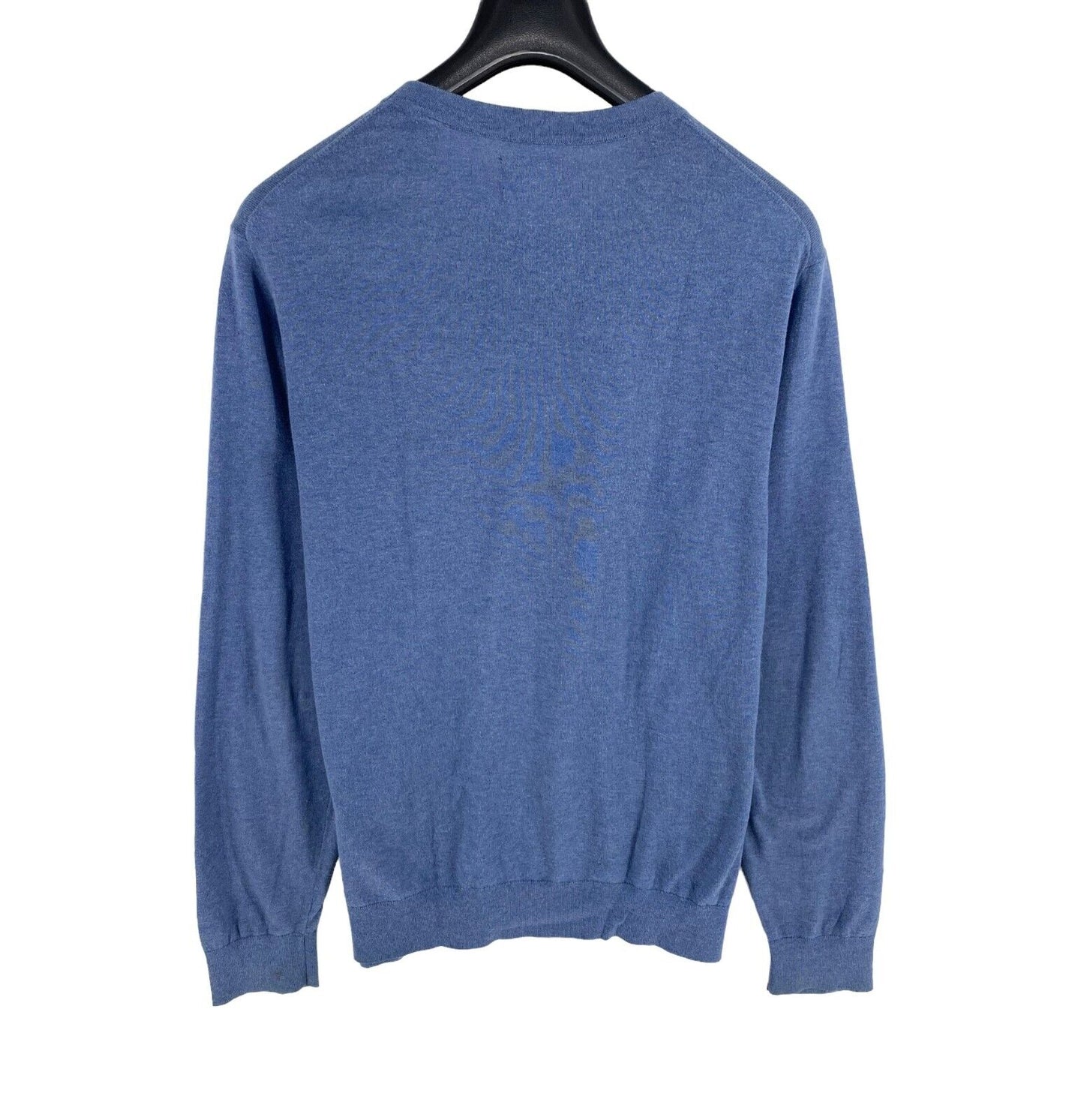 GANT Blue Cotton Cashmere Crew Neck Sweater Jumper Size XL