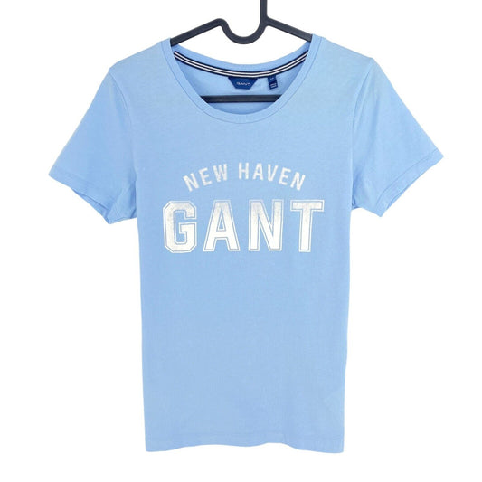 GANT Blue Logo Crew Neck T Shirt Size XS