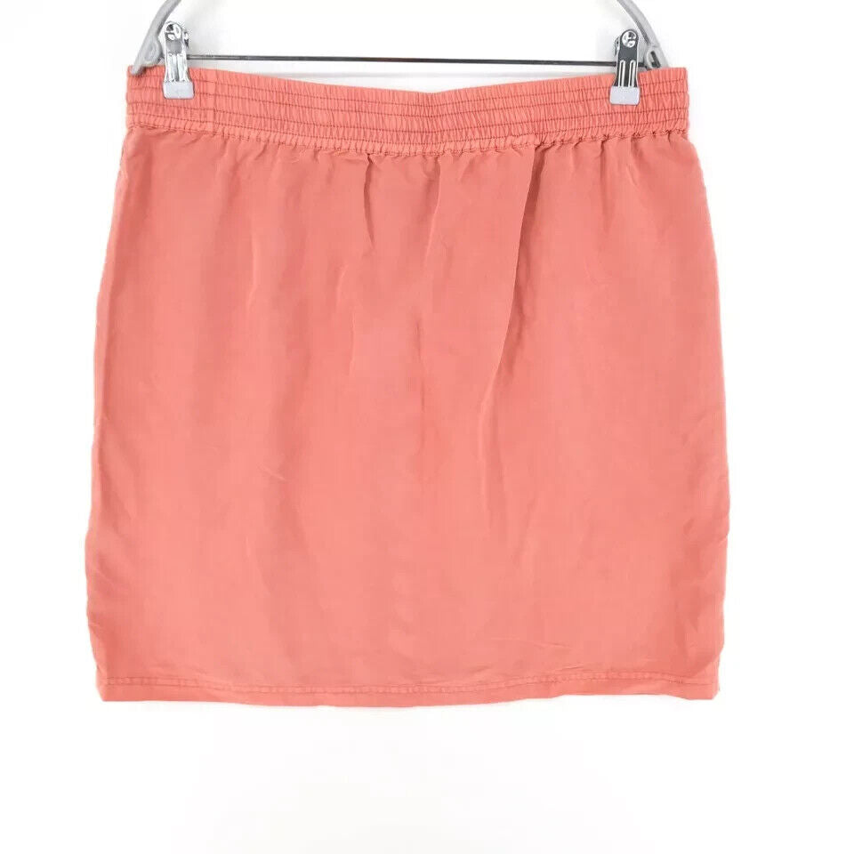 MONTEGO Pink Elastic Waist Drawstrings Skirt Size EU 40