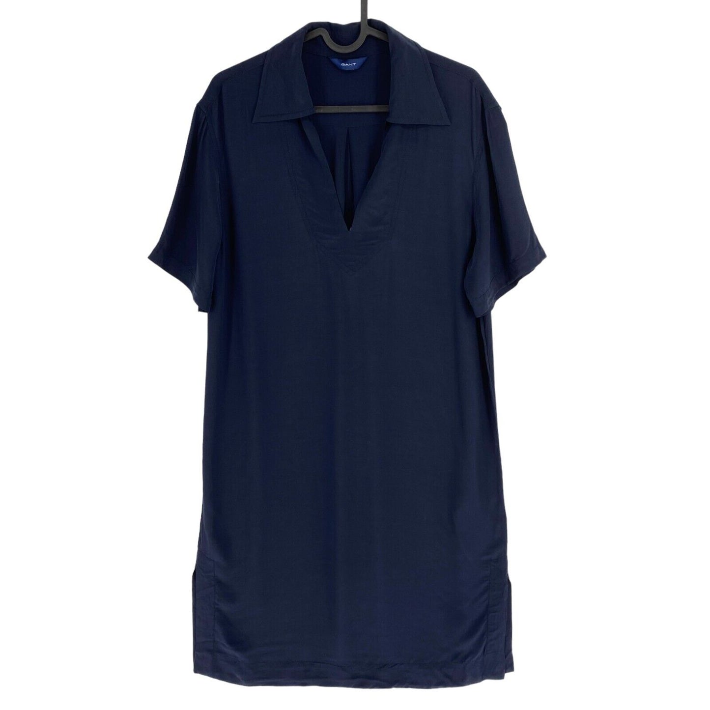 GANT Women Navy Blue Relaxed SS Tunic Dress Size EU 38 UK 10 US 8