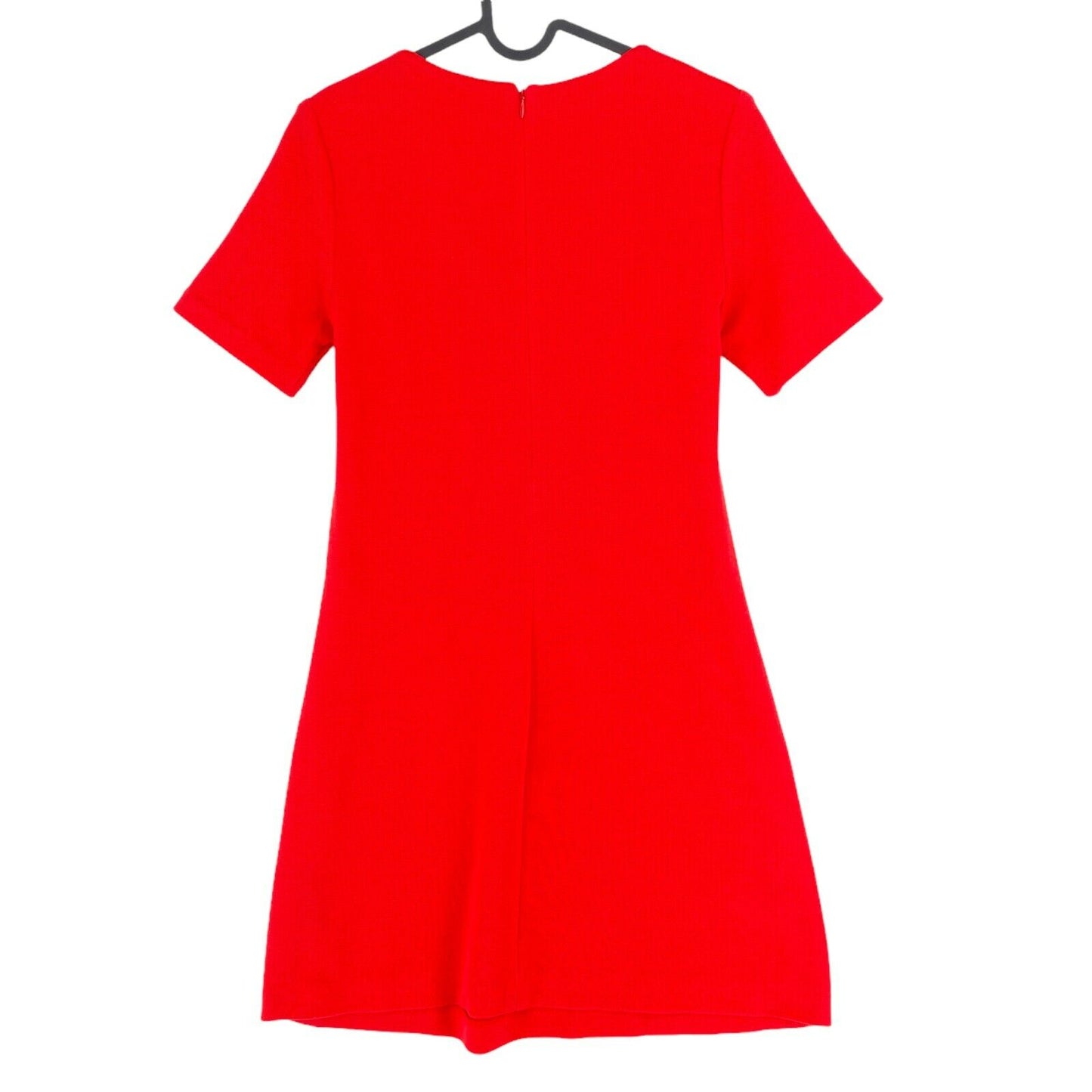 GANT Red Jersey Pique Crew Neck Dress Size EU 34 UK 6 US 4