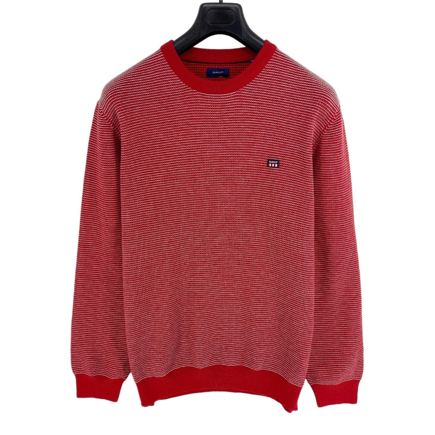 GANT Red Light Texture Crew Neck Sweater Pullover Size 2XL XXL