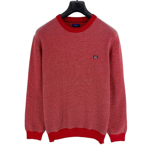 GANT Red Light Texture Crew Neck Sweater Taille 2XL XXL