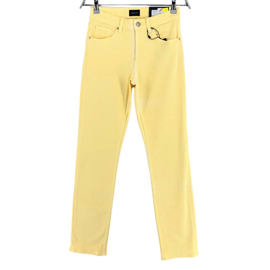 GANT Jean fuselé en sergé slim jaune Taille W27 L32