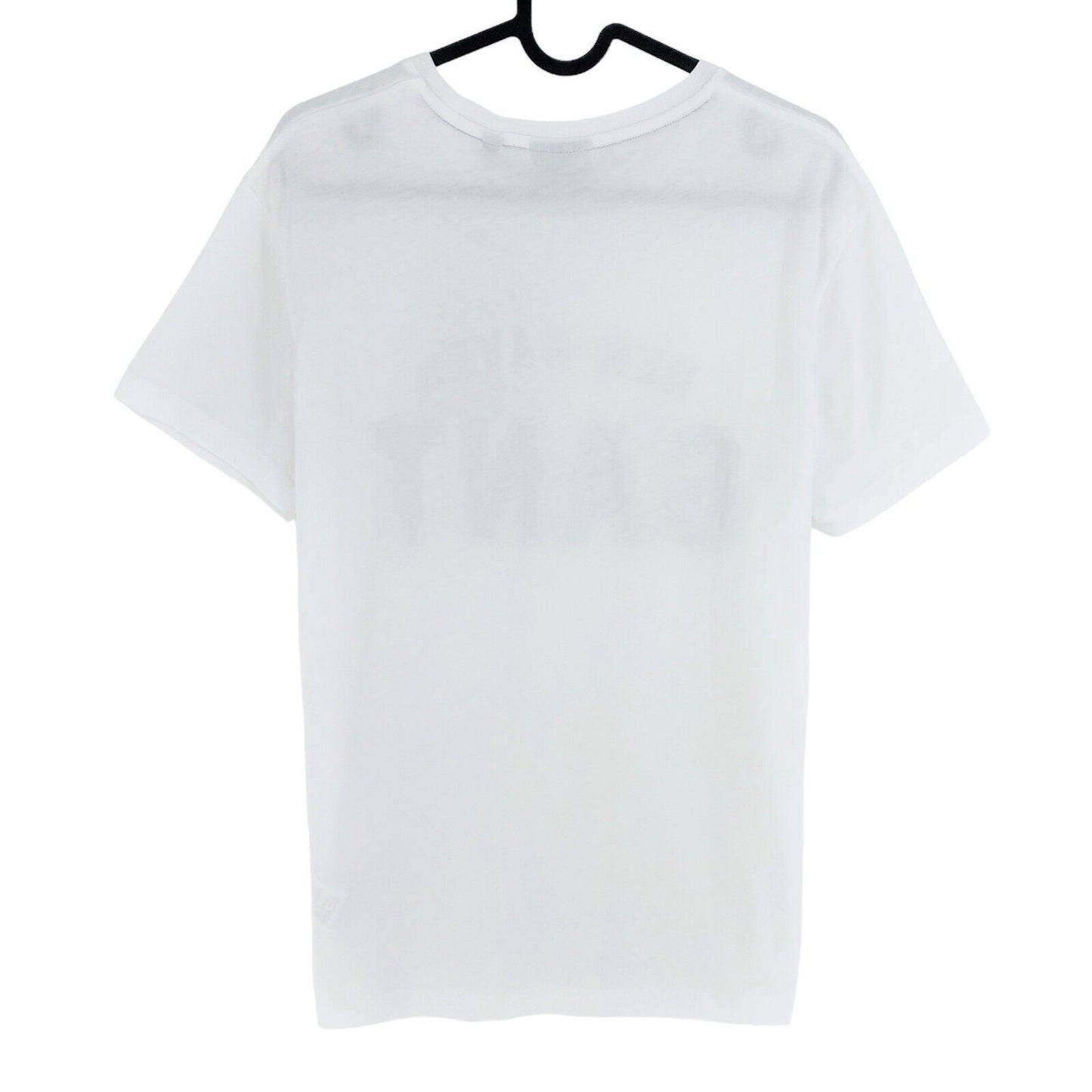 GANT White Logo Crew Neck T Shirt Size S