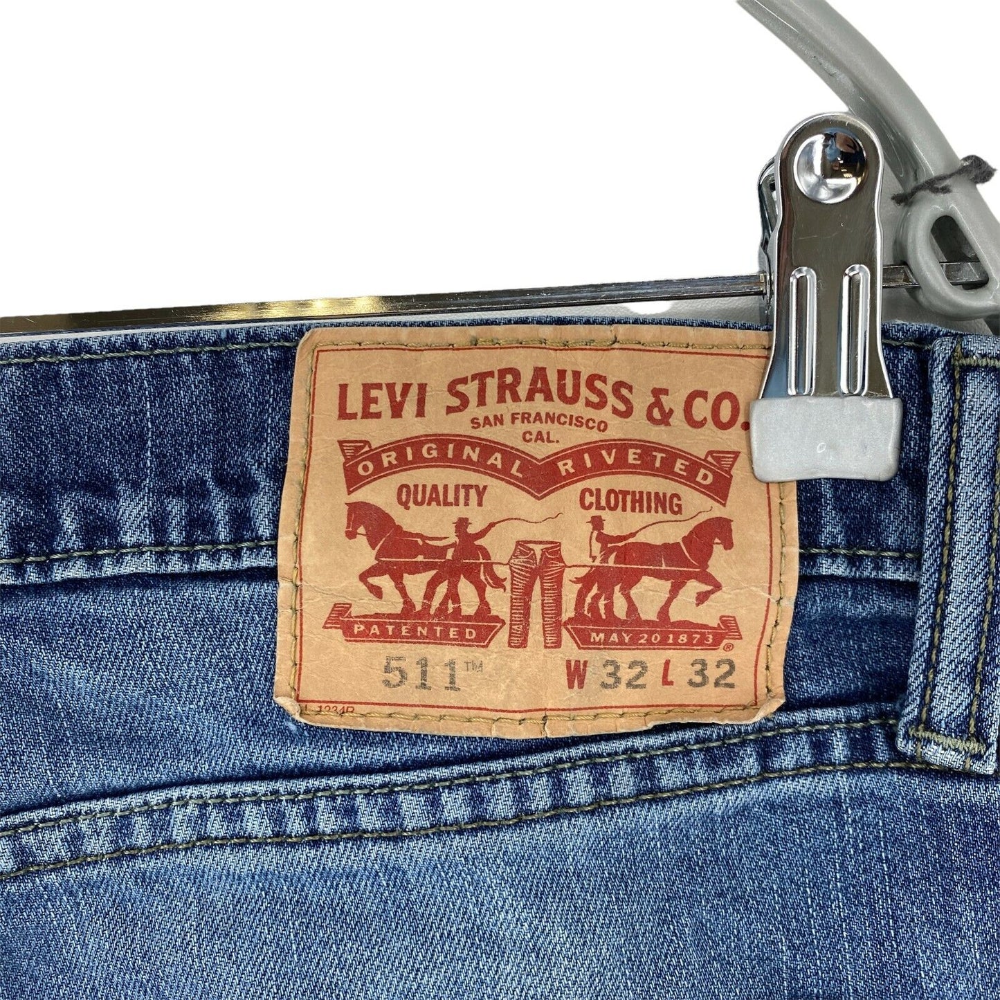 Levis 511 Slim Fit Jeans, Blau, W32 L32