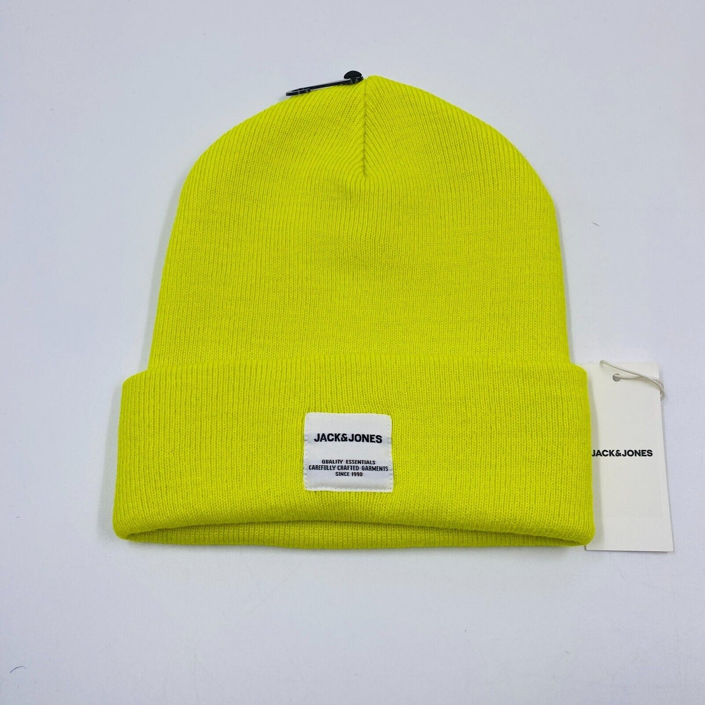 JACK & JONES Unisex Adult Yellow Knit Beanie Winter Hat Set One Size